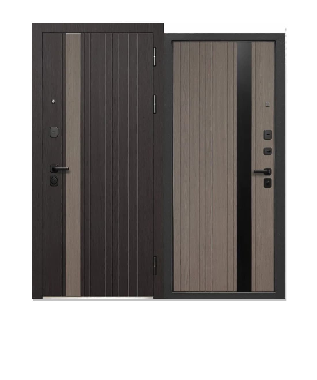 Входная дверь СЕНАТОР Дуб сорренто грей, отделка Дуб сорренто грей
